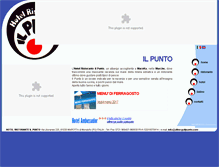 Tablet Screenshot of albergoilpunto.com